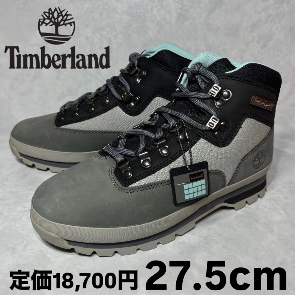 新品 ティンバーランド ミッド レースアップ ユーロハイカー グレーヌバック 27.5 登山靴 ブーツ TB0A6DYH EL8 拍卖