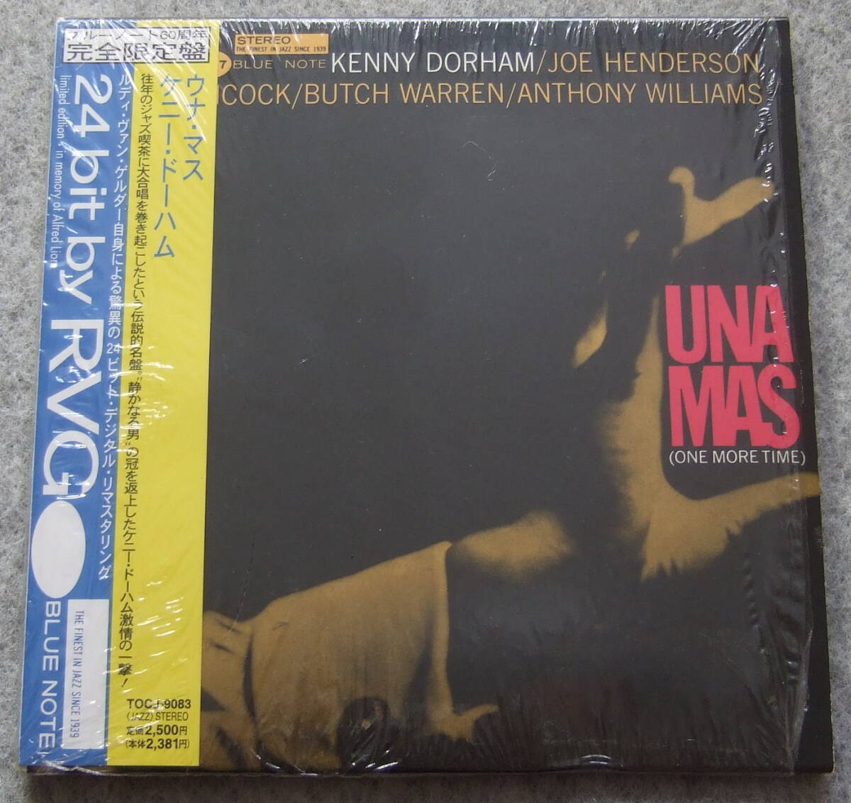 紙ジャケCD ケニー・ドーハム ウナ・マス TOCJ-9083 KENNY DORHAM UNA MAS RVG ルディ・ヴァン・ゲルダー リマスタリング拍卖