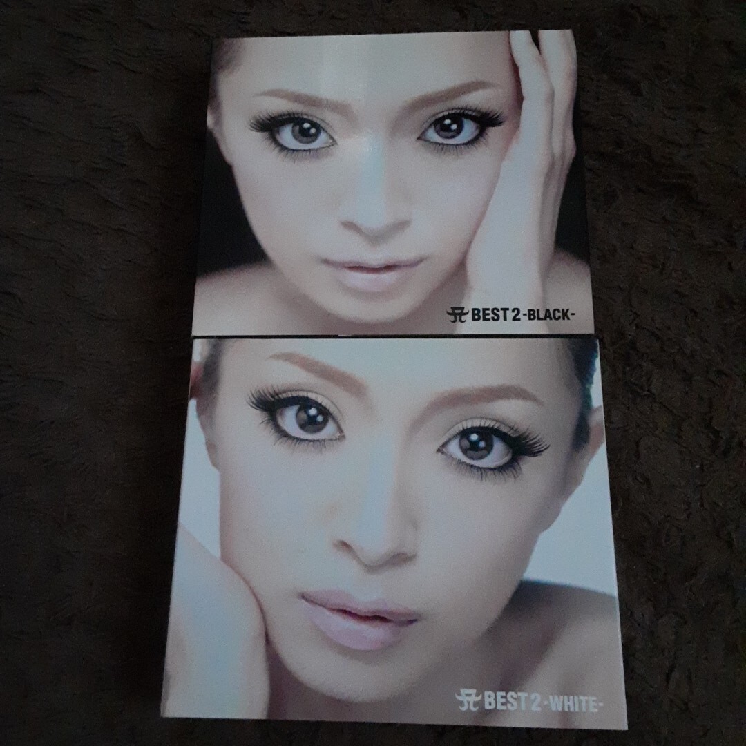浜崎あゆみ ベスト盤 2枚セット A BEST 2 -BLACK-/A BEST 2 -WHITE- CD+2DVD 初回限定盤 ベスト アルバム拍卖