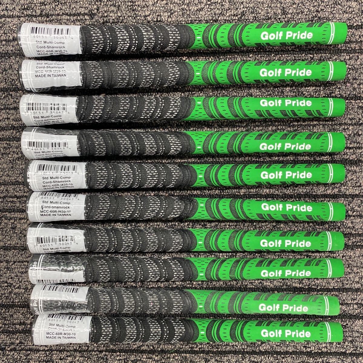 【1~2日発送】ゴルフプライド マルチコンパウンド MCC-60R バックライン無し 未使用 グリーン10本セット拍卖