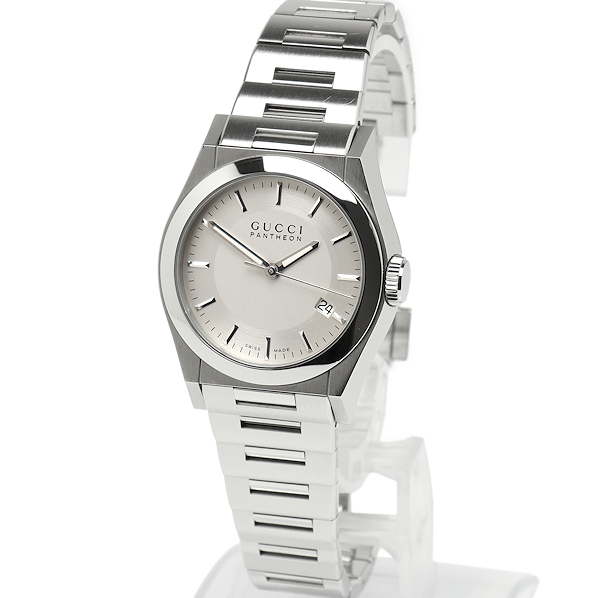 グッチ ウォッチ パンテオン 115.4 シルバー文字盤 クオーツ ボーイズ GUCCI拍卖