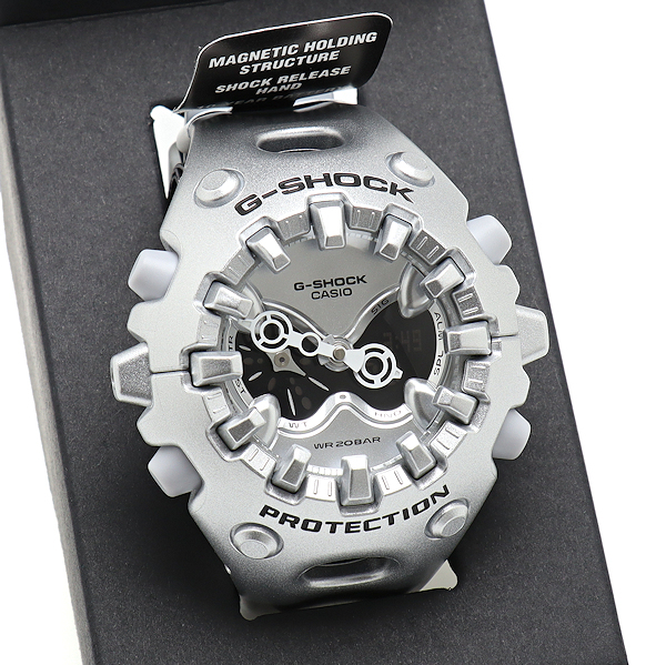 未使用 カシオ Gショック GA-V01シリーズ GA-V01A-8AJF シルバー CASIO G-SHOCK 腕時計拍卖