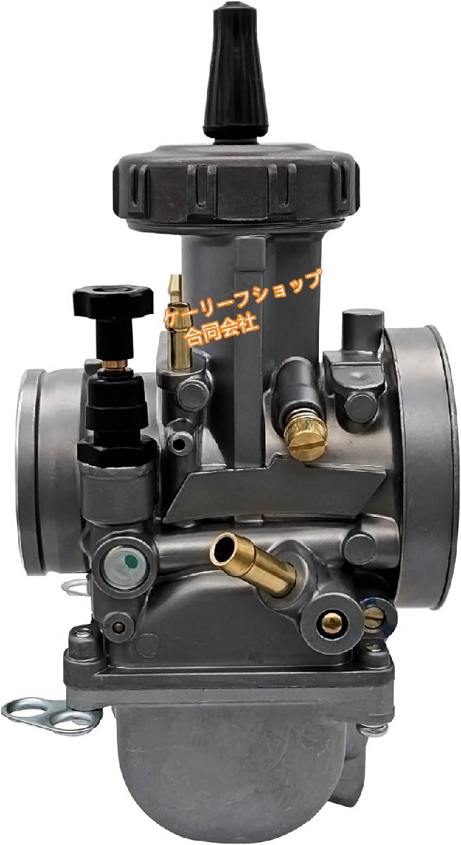 【ケーリーフショップ】PWK 38mm ジェネリック 交換用 オートバイ パワージェット パフォーマンス キャブレター 200cc~500ccエンジン用拍卖