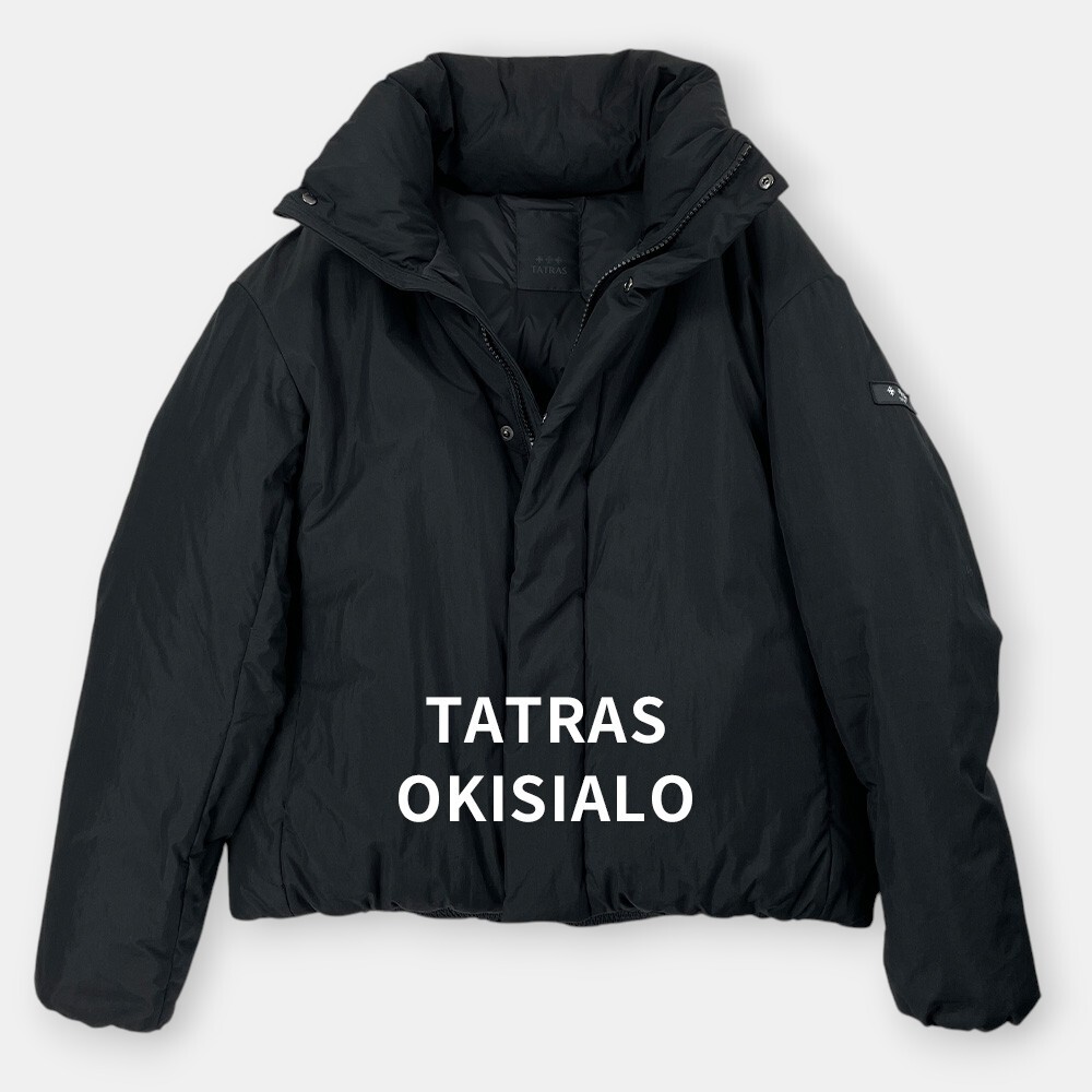 TATRAS OKISIALO 23AW タトラス オキシアロ スタンドカラー オーバーサイズダウン MTKE23A4251 黒 ブラック 01 / J&NREUSE メンズ アウター拍卖