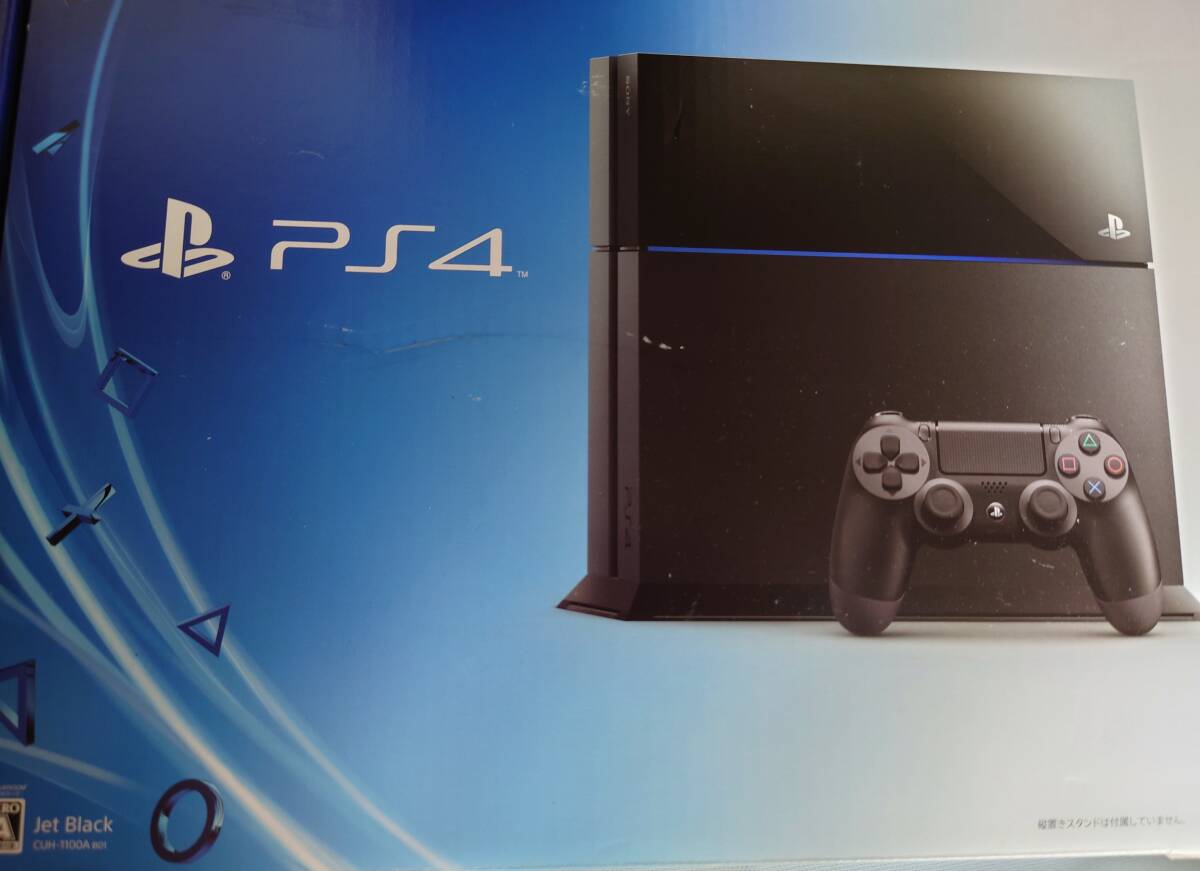 動作確認済 PlayStation4 PS4 CUH-1100A ジェットブラック 本体 箱付き拍卖