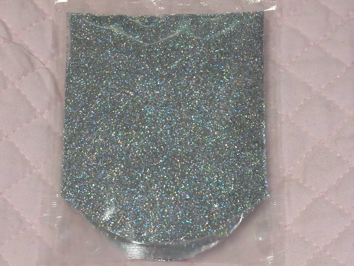 0.2mm レインボーシルバーラメ50g レインボーフレーク6面カット 塗装用 クリヤー塗料用 拍卖