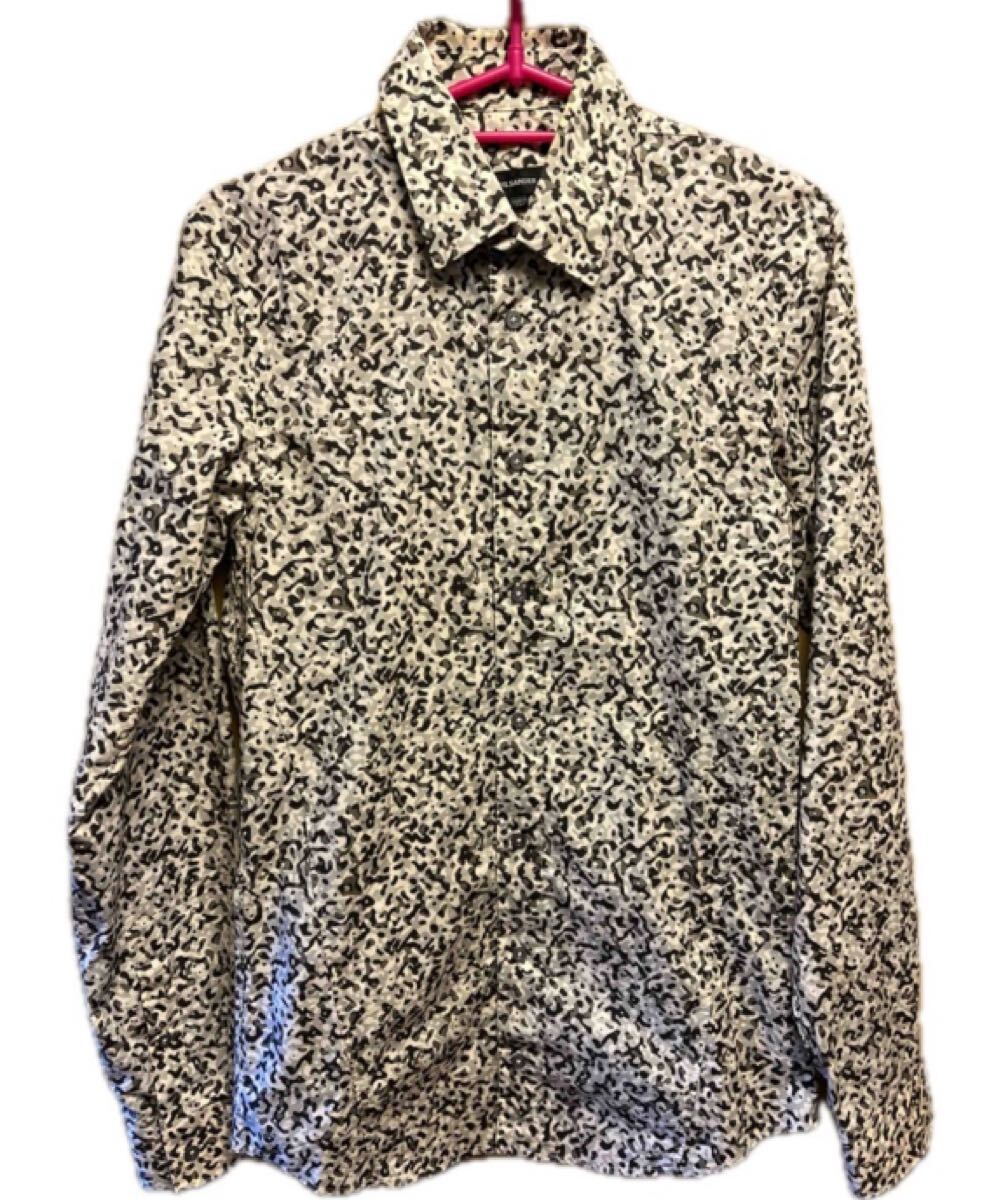 国内正規 14SS JIL SANDER ジルサンダー 総柄 ドレスシャツ 37 14 1/2 LM740826MD24599042拍卖