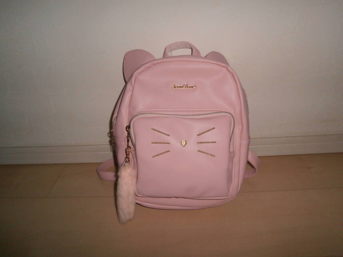 即決★新品タグ付★ミニRCキャット★ピンク★★3630円★★猫ミミ リュック リュックサック★小学生 中学生 女の子 女児★ミニリュック拍卖