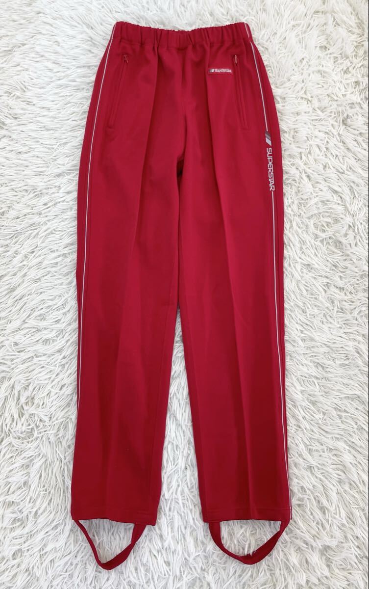 希少 レア 80s 90s Super Star スーパースター MIZUNO トラックパンツ ジャージパンツ メンズ Mサイズ ビンテージ レッド拍卖