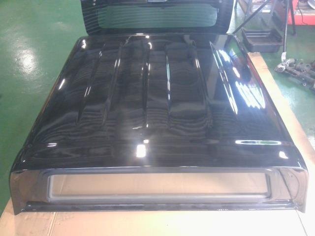 ★引き取り限定 北海道★ ハイラックス GUN125 AEROKLAS ルーフ キャノピー キー付 金具6ヶ付 取付要領書付拍卖