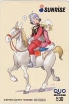 【クオカード】 機動戦士ガンダム 安彦良和 シャア・アズナブル セイラ・マス サンライズ QUOカード 6K-I1150 未使用・Aランク拍卖