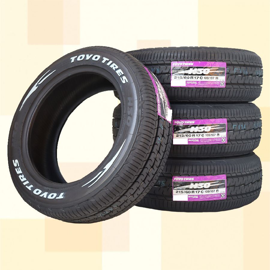 215/60R17C 109/107R RWL TOYO トーヨー H30 ホワイトレター 25年製 正規品 送料無料 4本税込 \84,000より 1拍卖