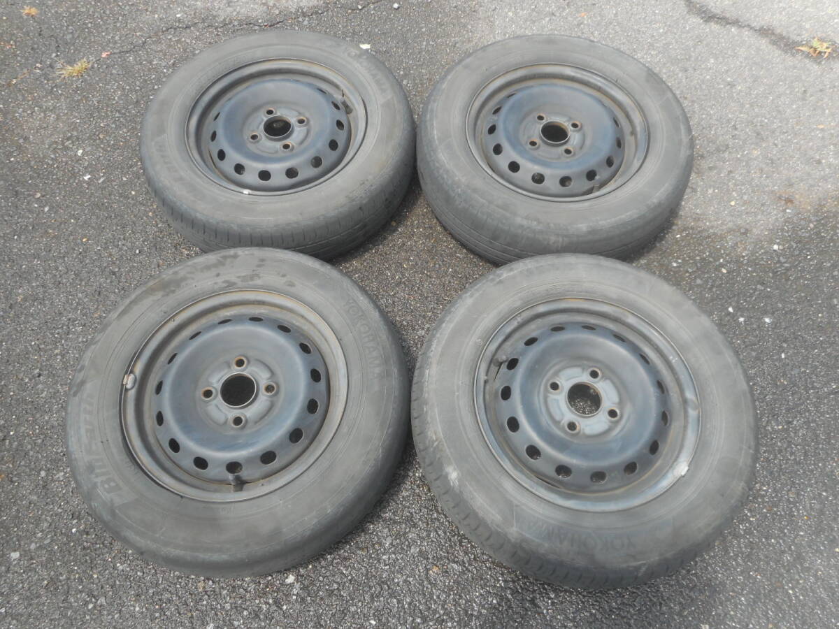 ホンダ N-BOX Nボックス エヌボックス JF1 JF2 純正 スチールホイール 鉄チン TY0 A7FC 4J 13インチ+40 13in PCD100-4穴 オマケタイヤ付拍卖