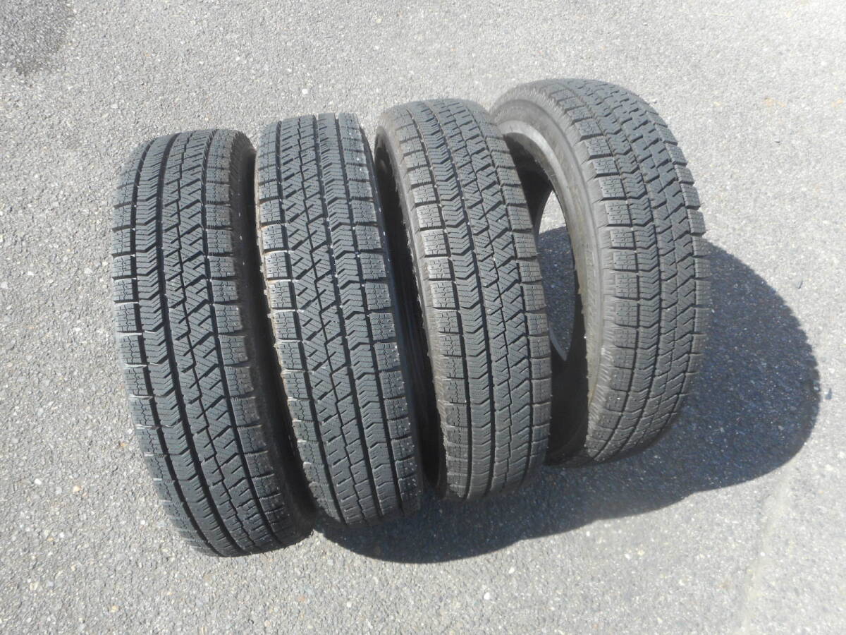145/80R12 145/80-12 BRIDGESTONE ブリジストン ブリヂストン BLIZZAK ブリザック VRX2 2019年製 スタッドレスタイヤ 新品同様 4本セット拍卖