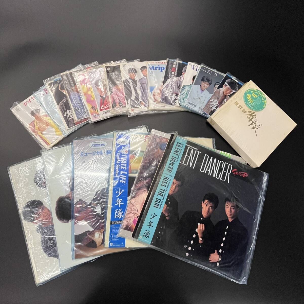 KIS/041080-1/3000/S102-82/【幕張】レコード20点まとめ 少年隊 ダイヤモンド・アイズ/ABC/仮面舞踏会/バラードのように眠れ/ 他拍卖