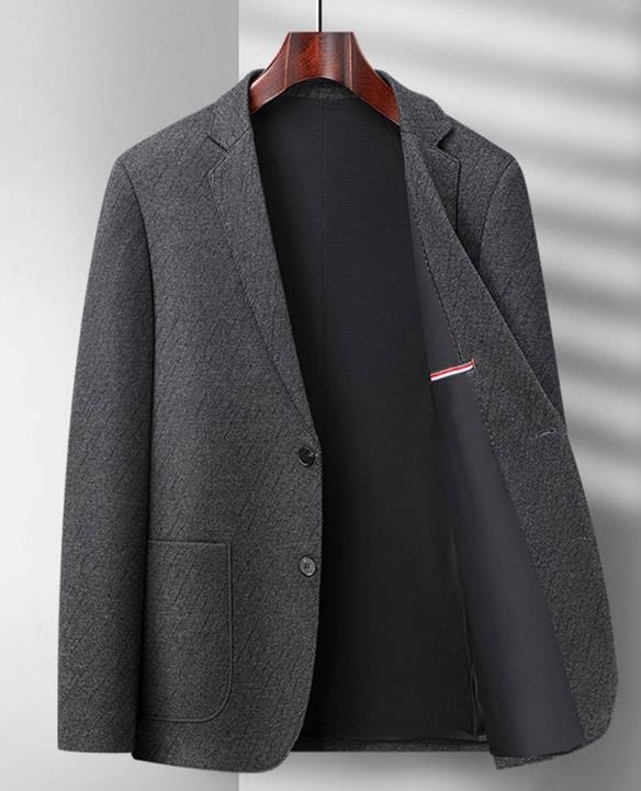 テーラードジャケット メンズ*新品 ビジネスジャケット カジュアル スーツジャケット ブレザー 春服秋服【7810】グレー 3XL拍卖