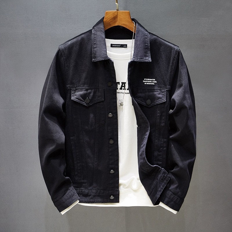 デニムジャケット 新品★メンズ ジージャン Gジャン ルーズ ライダースデニムジャケット ジャンパー ブルゾン【C-108】黒 M拍卖