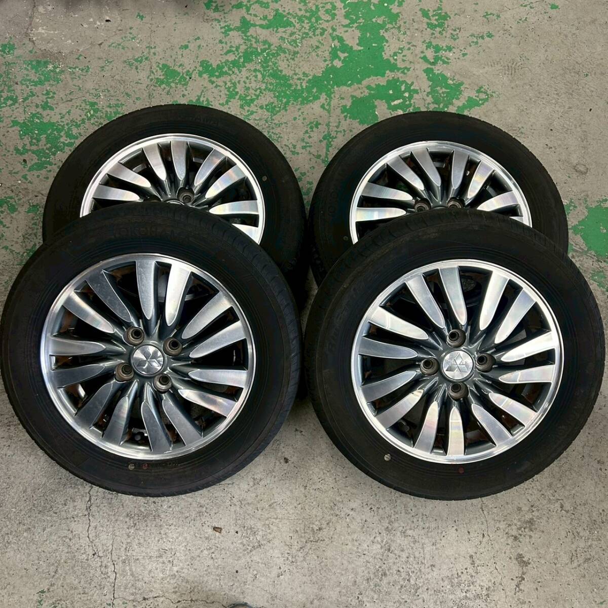 4穴■ミツビシ純正 2022年製 ヨコハマ BluEarth 165/65R14 4本 ■091802K拍卖