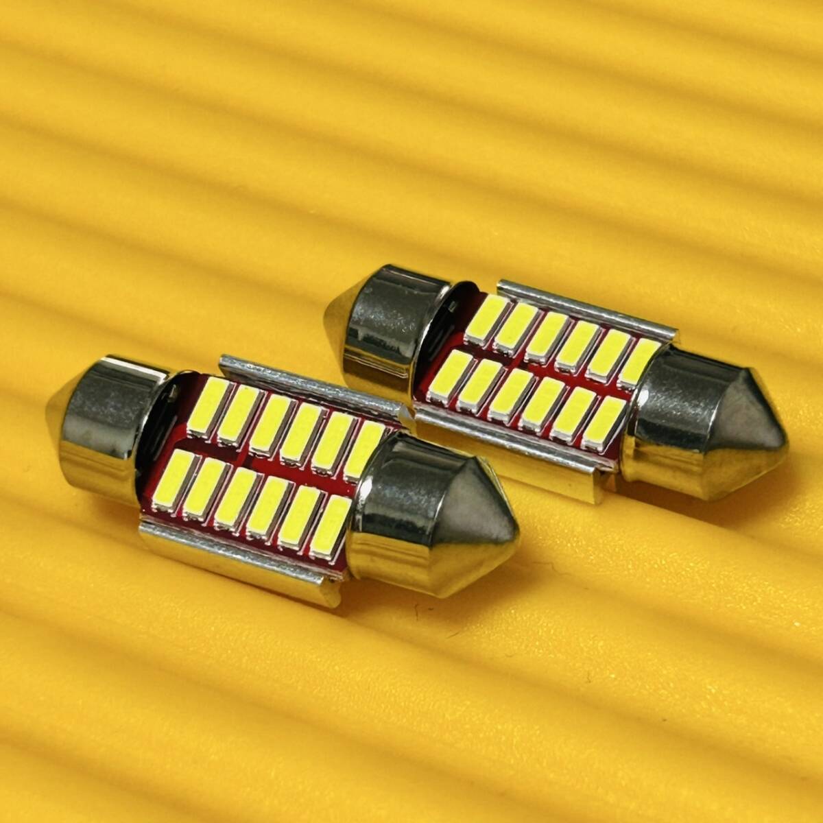 爆光!UD クオン 24V車用 COB LED面発光 ルームランプ サイズT10 31mm 2個SET 日野 いすゞ拍卖