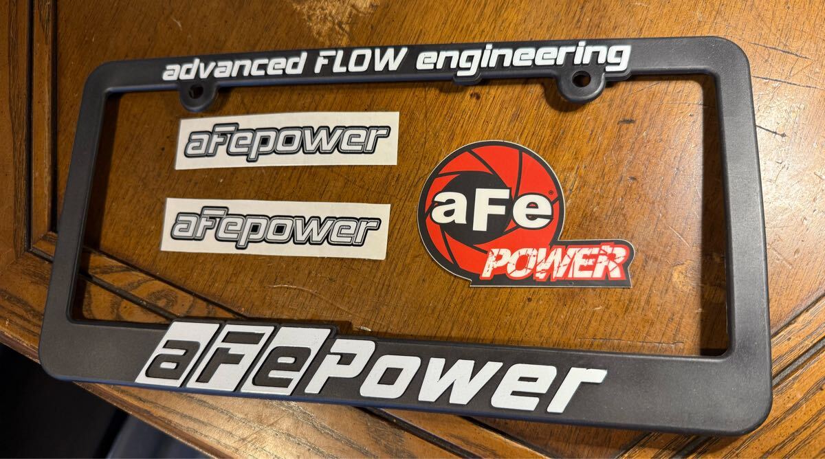 afePower ライセンスフレーム USDM アメリカ ハワイ拍卖