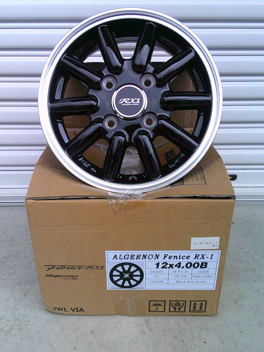 全国送料込☆フェニーチェRX-1☆12×4.0J+43☆新品4本セット☆ハイゼット・エブリイ・アトレーサンバー・スクラム等拍卖