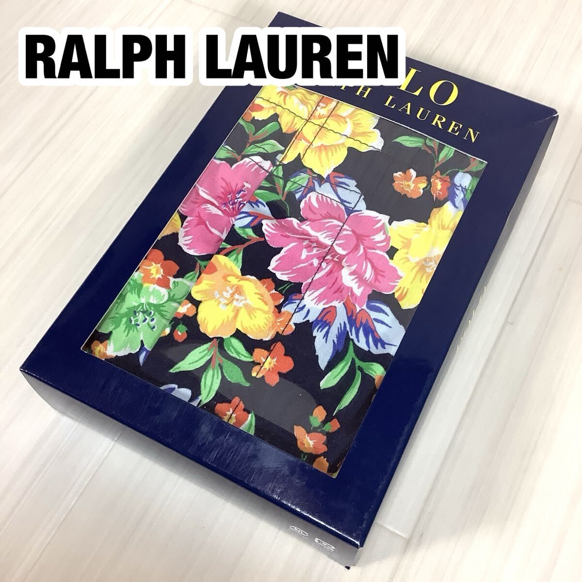 POLO RALPH LAUREN RM4-6526 WOVEN BOXER コットン トランクス M ボタニカル 花柄 総柄 ヘインズブランズジャパン拍卖