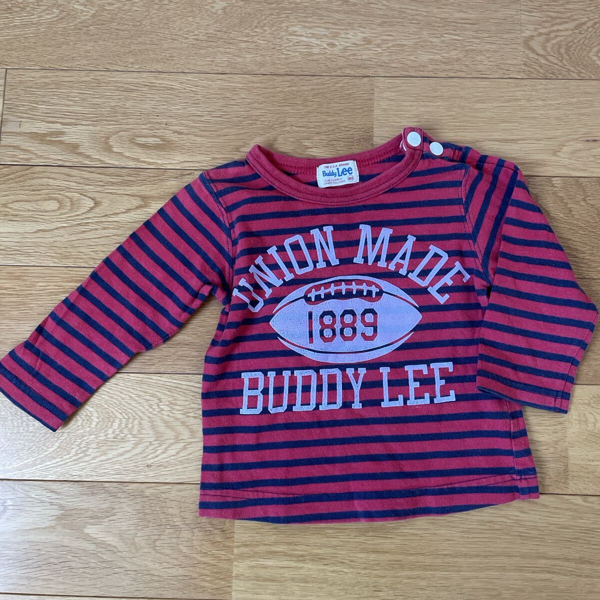 Buddy Lee ボーダー 長袖Tシャツ 80拍卖