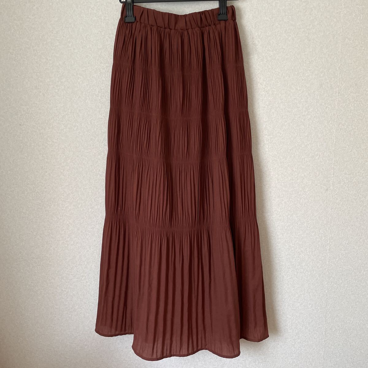 LAGUNA MOON ラグナムーン プリーツ マキシ丈スカート M拍卖