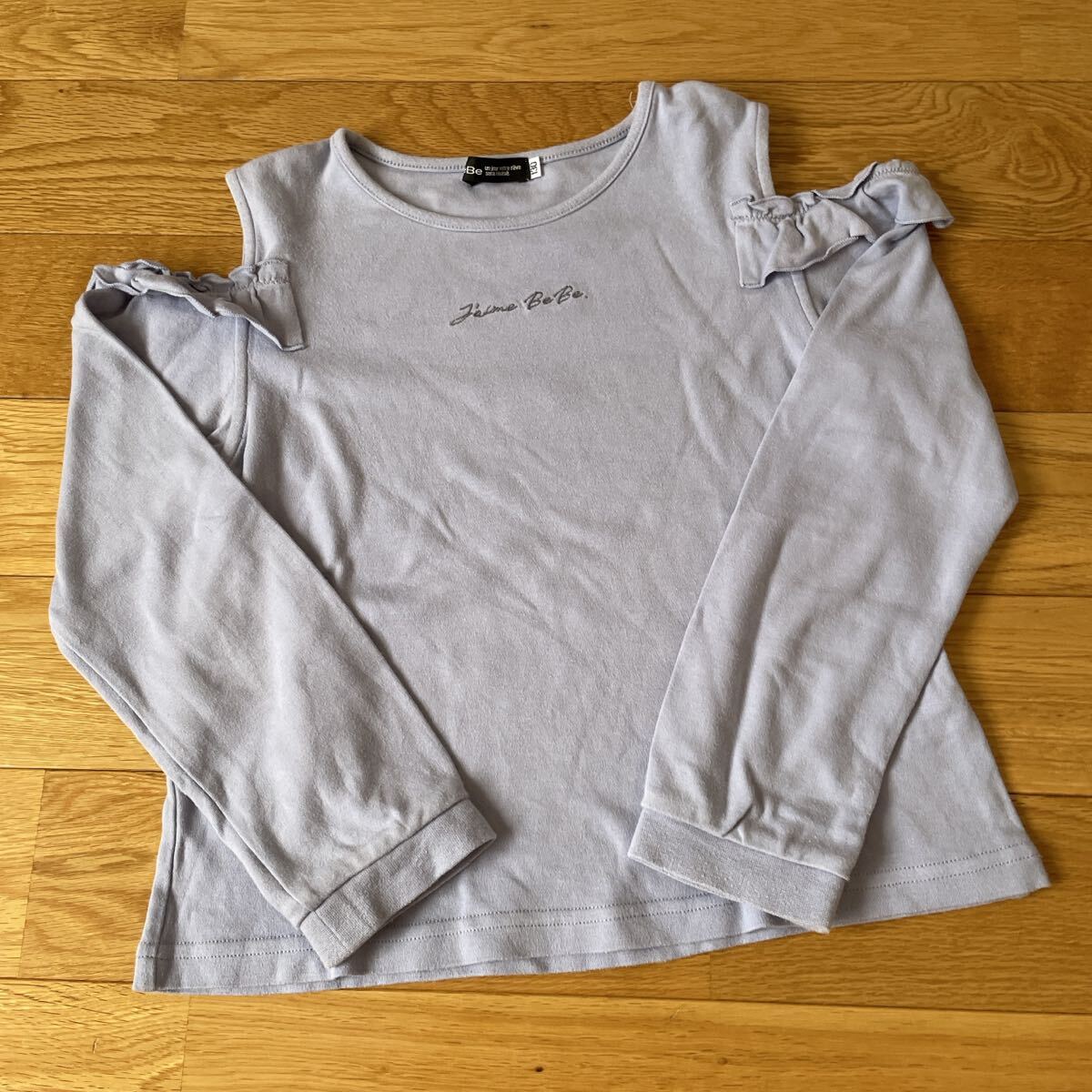 BeBe べべ 肩開き 長袖カットソー 130拍卖