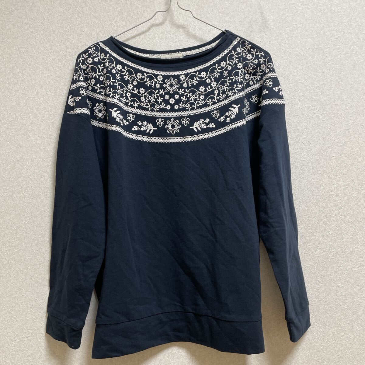 no jean ノージーン 長袖Tシャツ カットソー M拍卖