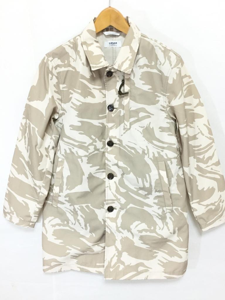 【送料込】 JOURNAL STANDARD ジャーナルスタンダード LASKA 【メンズ】 ジャケット ベージュ 総柄 カジュアルジャケット sizeS/972861拍卖