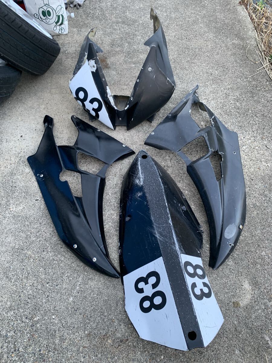 外装セット FRP 才谷屋?メーカー不明 2006-2007年用 YZF R6 ST600 RJ11 2c0 ヤマハ レーサー ジャンク ファスナー付き 梱包サイズE拍卖