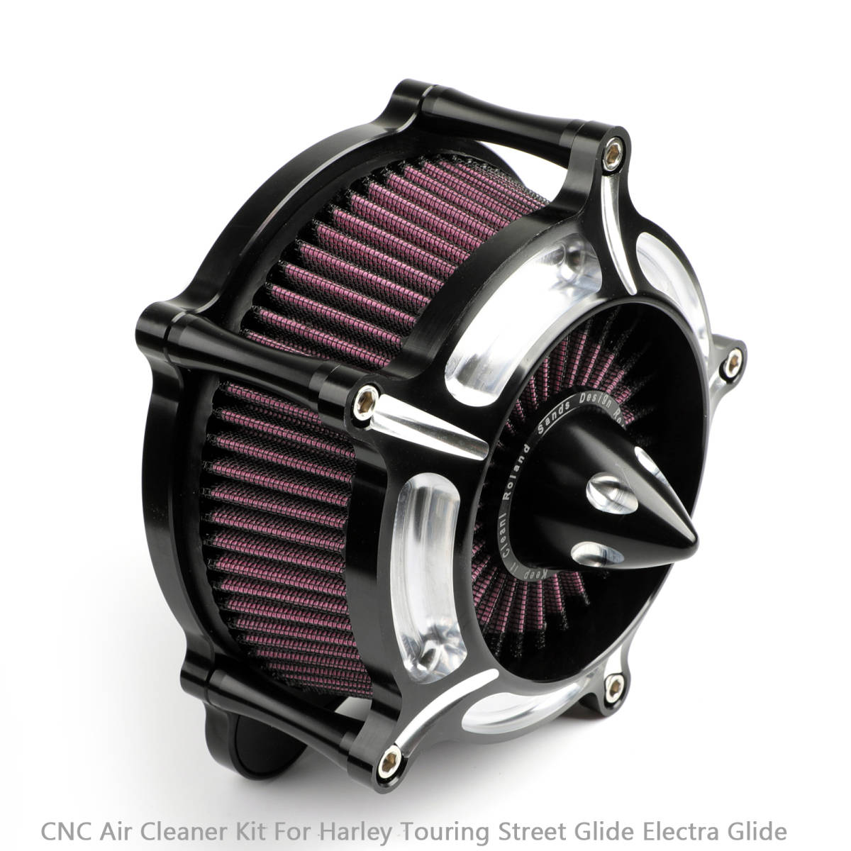 ハーレーツーリングストリートグライド、ロードキング、エレクトラグライド、ロードグライド2008-2016 CNCエアクリーナーキット拍卖