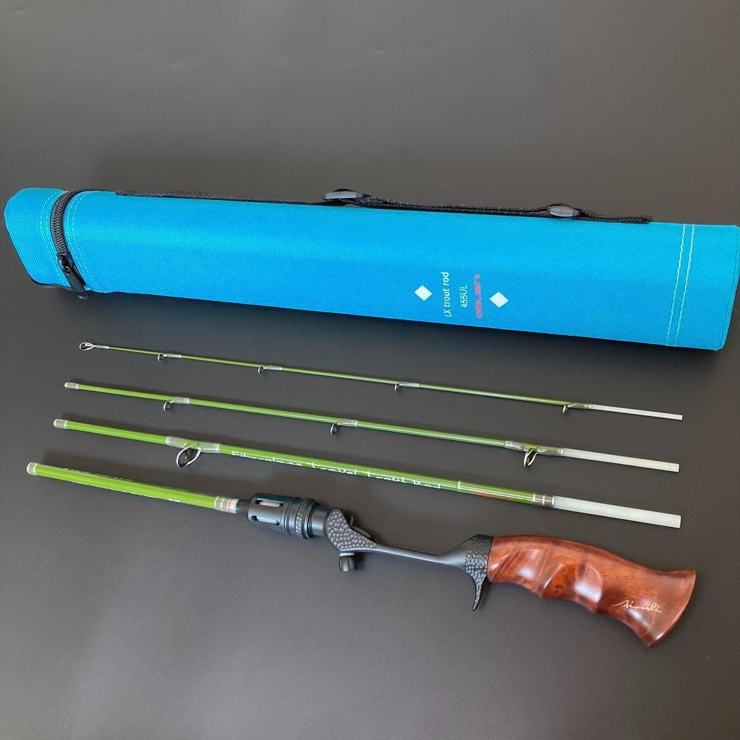 トラウトロッド ウッドガングリップ グラスロッド 1.45m ベイトモデル拍卖