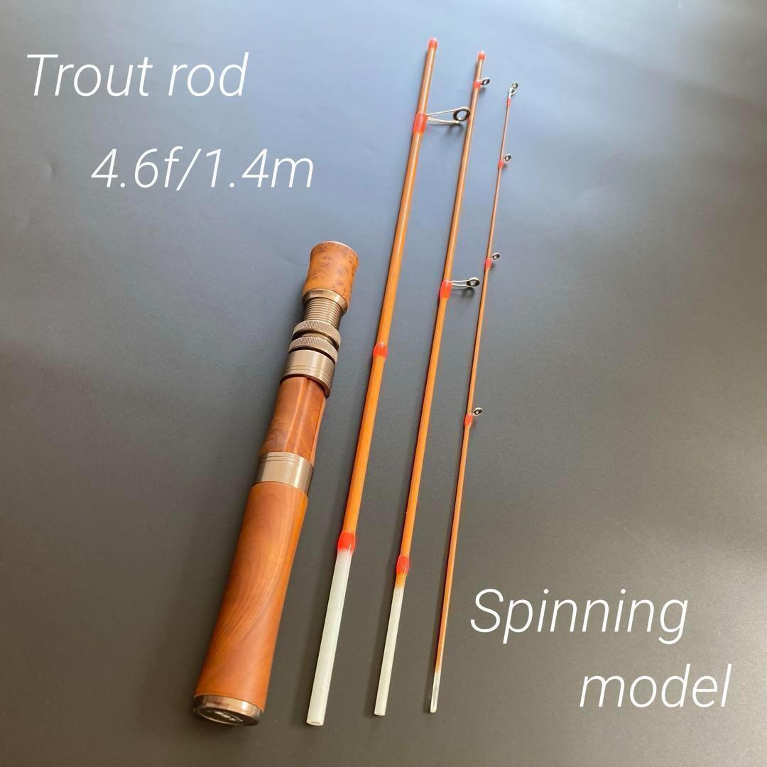 トラウトロッド ウッドグリップ 4.6f スピニング エリア・ネイティブトラウト拍卖