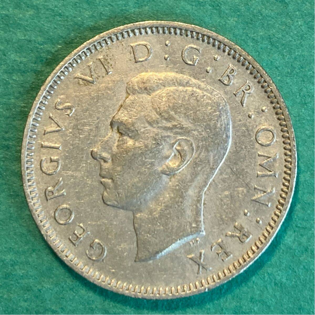 外国硬貨 イギリス コイン 1シリング アンティーク 1948 Great Britain UK One Shilling George the Sixth Antique old currency  古銭拍卖