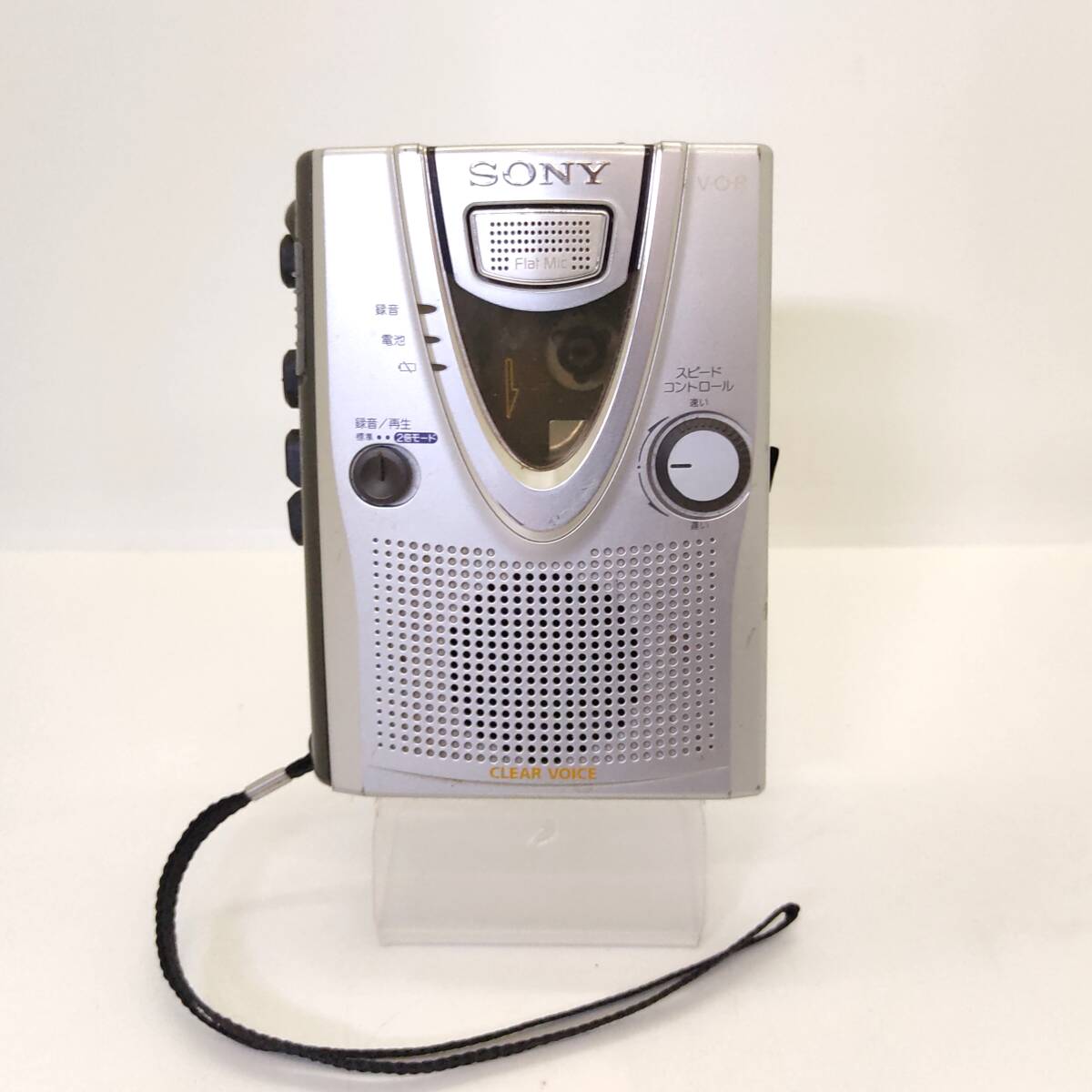 SONY スピーカー内蔵 スピード調整 TCM-400 カセットテープレコーダー 説明書URL 中古 ソニー カセット 動作確認済み/動画有 (送料無料拍卖