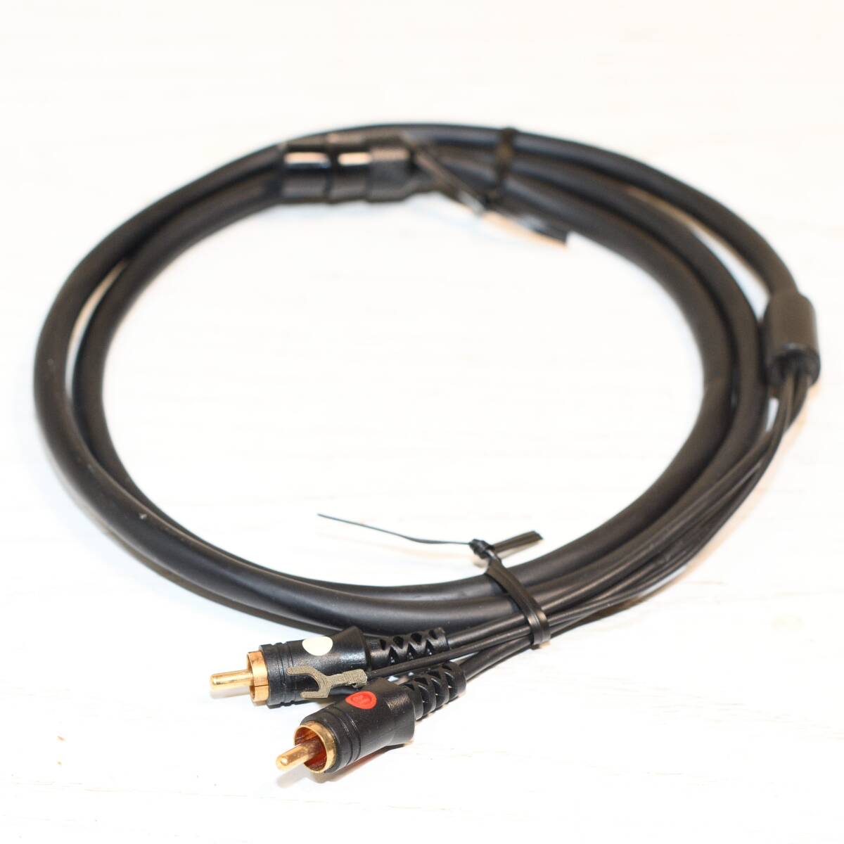 【導通確認済】フォノケーブル 5PIN 1.2m TRIO KP-7700取外し品 / 120cm トリオ アームケーブル ターンテーブルケーブル拍卖