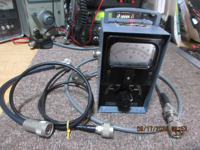 フジソク 通過型電力計 1850~2150Mhz 1W 同軸コード付拍卖