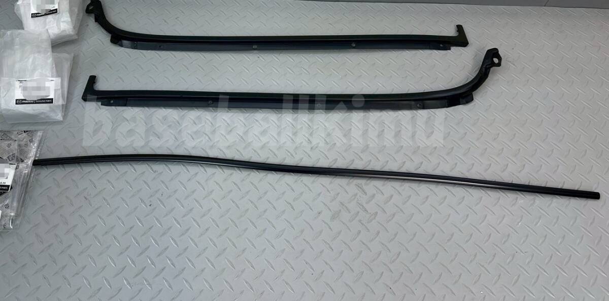 ■新品■マツダ純正 サバンナRX-7 FC3S FC3C フロントガラスモール 3点セット拍卖