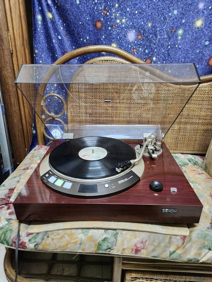 必見フルレストア!カートリッジ&針新品超美品DENONターンテーブルDP-55L拍卖