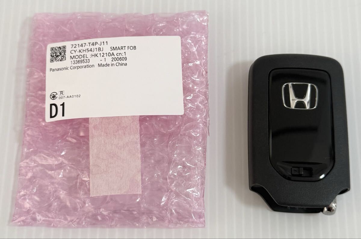 No.2 新品 未使用 純正 HONDA ホンダ スマートキージェイド FR5 スマートキーレス T4P-J11 2ボタン キーレスリモコン CY-KH54J1BJ拍卖