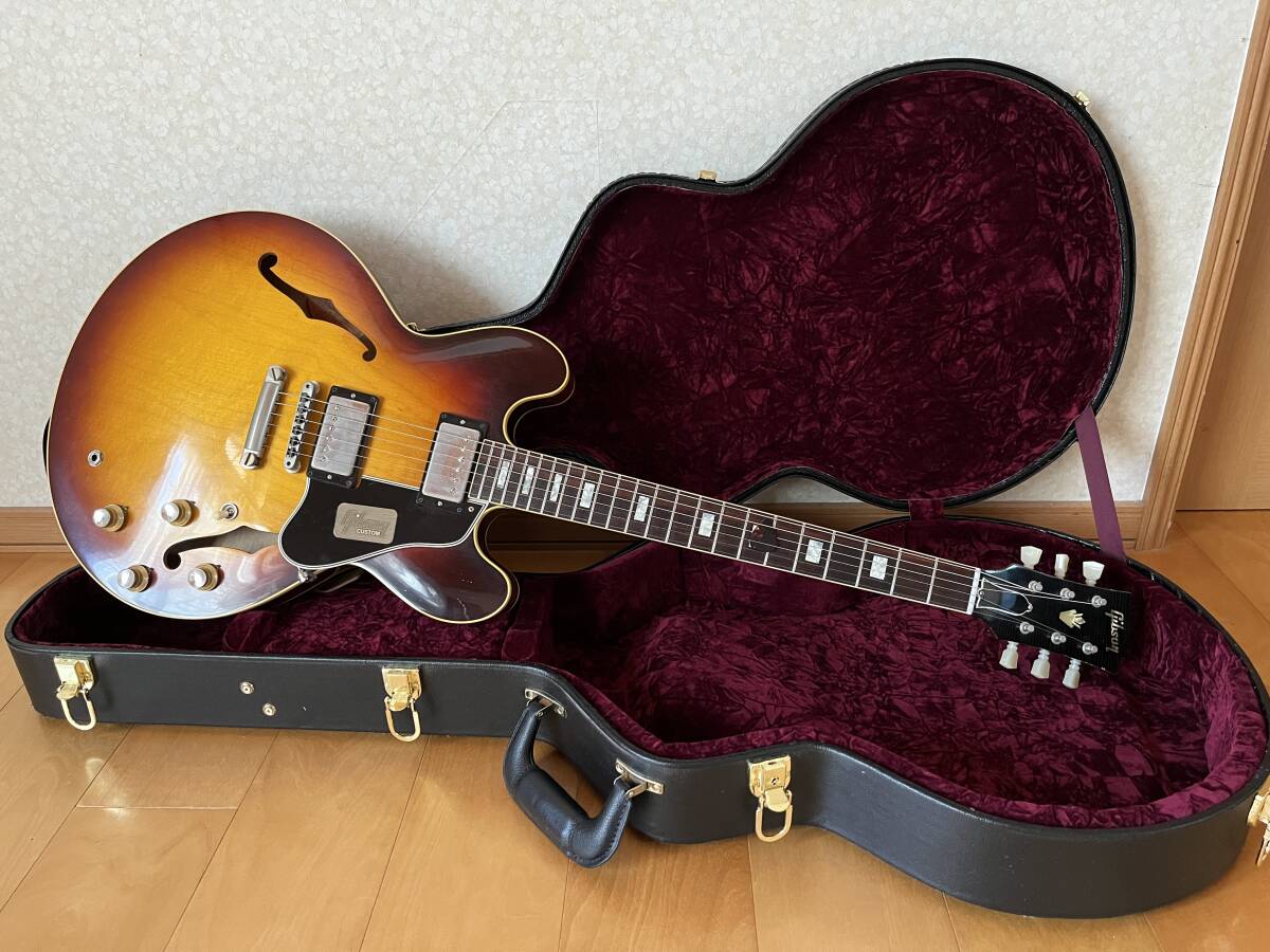 ☆☆Gibson Custom Shop Historic Collection ES-335 Block 1963 Antique Sunburst Lightly Aged 2017年製☆☆ 拍卖