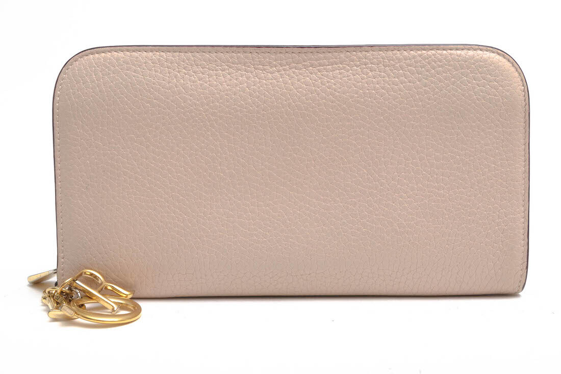 Christian Dior クリスチャンディオール 長財布 S02710TRL Diorissimo Voyageur Zip Long Wallet ディオリッシモ トリヨンレザー 牛革 小拍卖