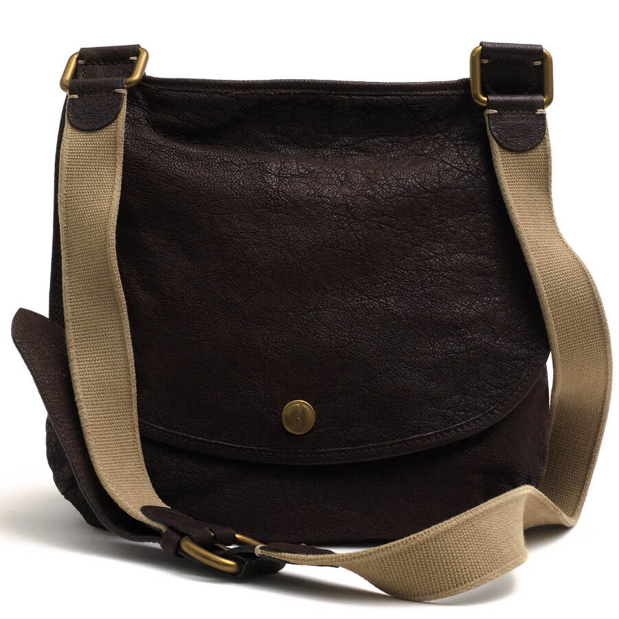 Dunhill ダンヒル ショルダーバッグ 天然皮革 メールバッグ シボ革 シュリンクレザー メッセンジャーバッグ拍卖