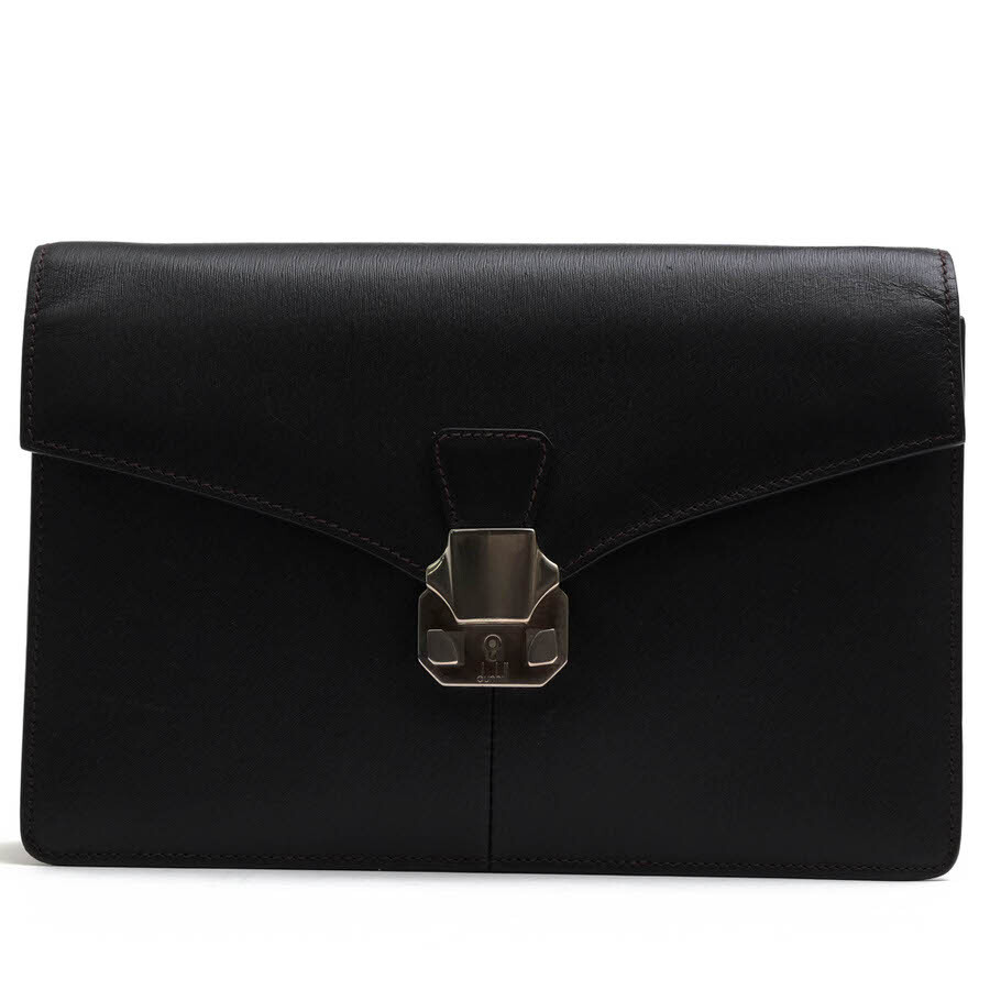 Dunhill ダンヒル セカンドバッグ/クラッチバッグ FA9000E SIDECAR サイドカー グレインカウハイドレザー 牛革拍卖