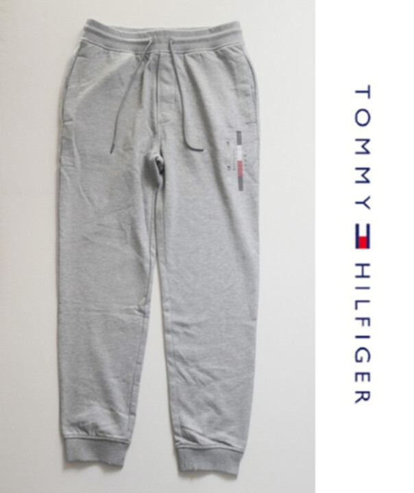 新品タグ付き【トミーヒルフィガー】スウェットパンツ ジョガーパンツ 灰 M v7600拍卖