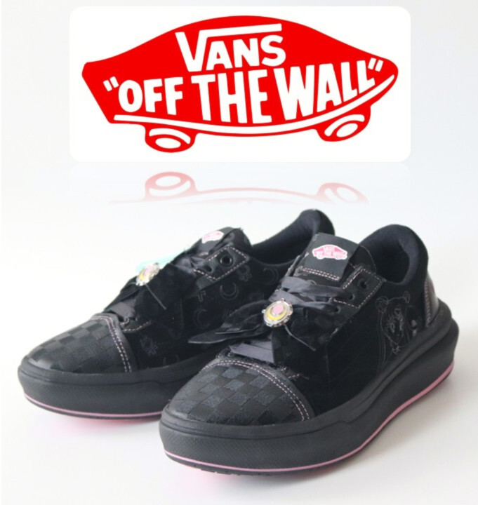 コラボ!新品タグ付き【VANS バンズ×セーラームーン】Old Skool Pretty Guardian スニーカー 黒 US11(27.5cm) v7531 プレゼントにも最適拍卖