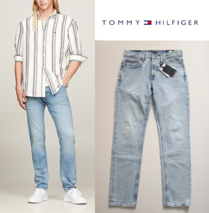 新品タグ付き【トミーヒルフィガー】ストレッチフィット DENTON ジーンズ デニムパンツ W32/L32 v7598拍卖