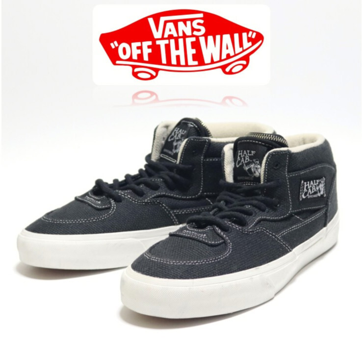 新品【VANS バンズ】ヴォルト HALF CAB ハーフキャブCP VR3 スニーカー 黒 29cm v7542拍卖